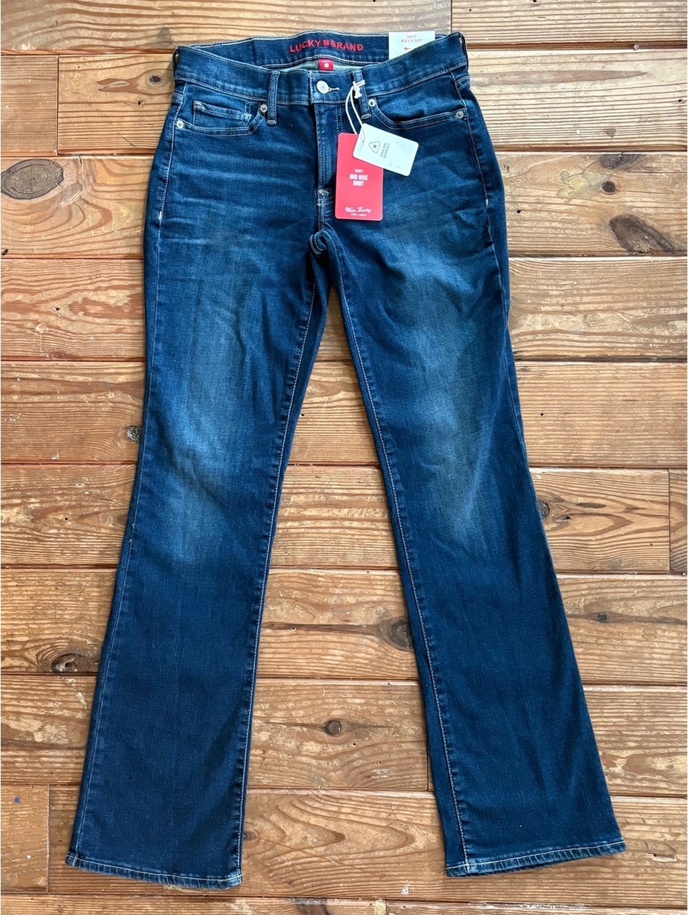 Lucky Brand Sweet Mid Rise Boot Women's Jeans Dark Wash Size 4/27R NWT